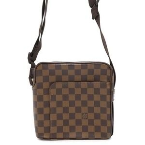 Louis Vuitton Shoulder Bag Damier Ebene Brown Olaf